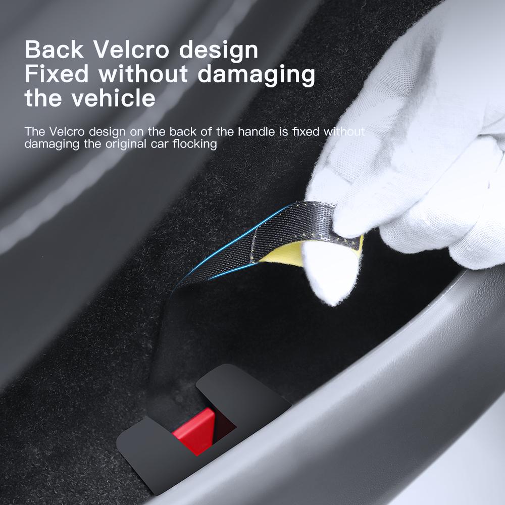 YZ För Tesla Model 3 Highland Model Y 2019-2025 Bakdörr Nödrep Förlängd Manuell Dörröppning Nödsäkerhet