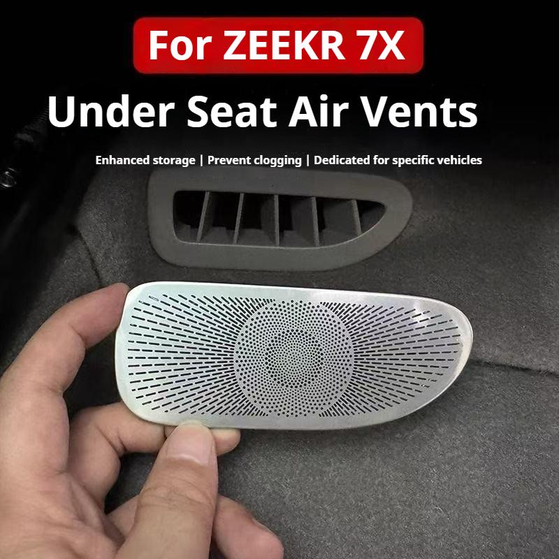 For Zeekr 7X Car Under The Seat Air Vent Protective Cover Door Vent Outlet Modification Dust Proof Anti Clogging Cover Interior