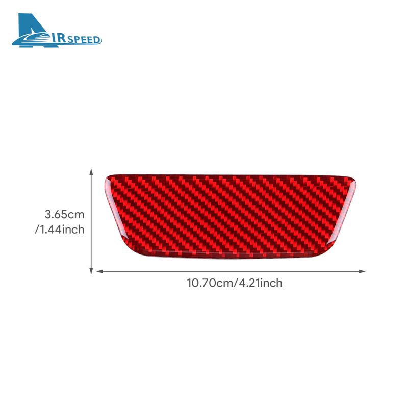 Real Soft Carbon Fiber Sticker For Ford Focus SE RS ST Ecoboost 2012 2013-2015 2016 2017 2018 LHD RHD Car Passenger Glove Box