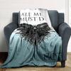 1 Stück ALLE MÄNNER MÜSSEN STERBEN Decke Leichte Flanelldecke für Sofa Bett Reise Camping Wohnzimmer Büro Couch Sessel Digitaldruck