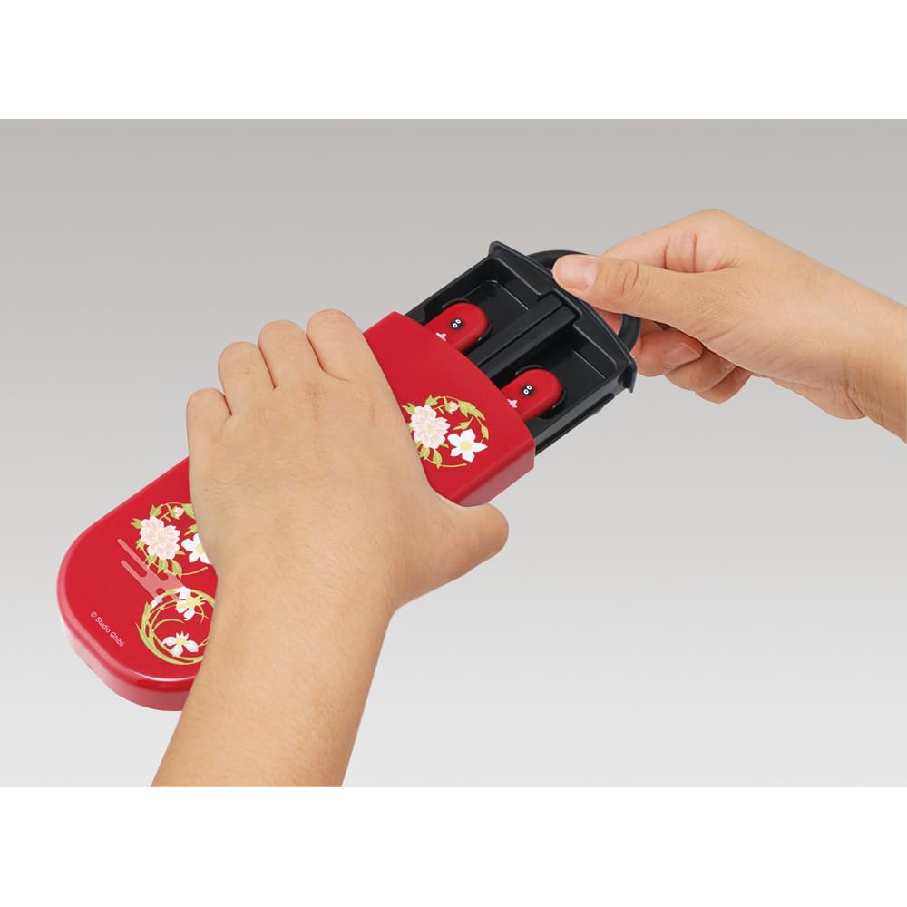 Skater Lunch Box Trio Set Chopsticks Spoon Fork Kids Cutlery Antibacterial Treatment Easy To Open Sliding Type Made In Japan Ghibli Spirited Away