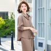 Elegantes figurbetonendes Damen-Frühlings-Zweiteiler-Set