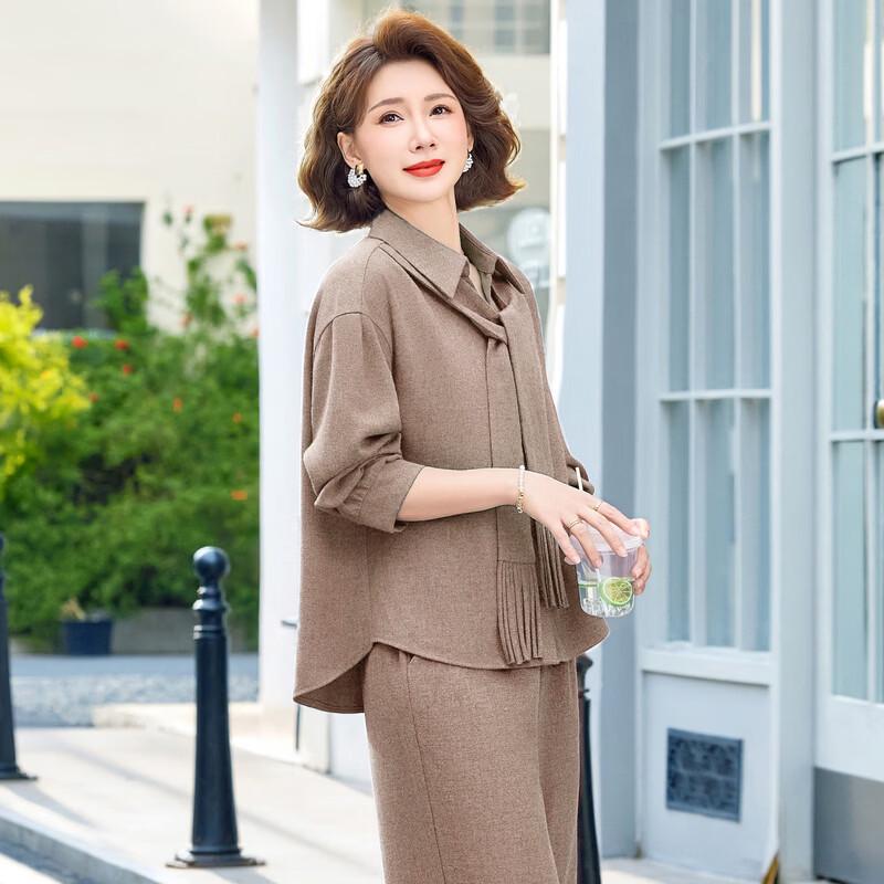 Elegantes figurbetonendes Damen-Frühlings-Zweiteiler-Set