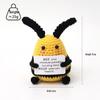 Handcrafted Wool Penguin Emoji Crochet Toy