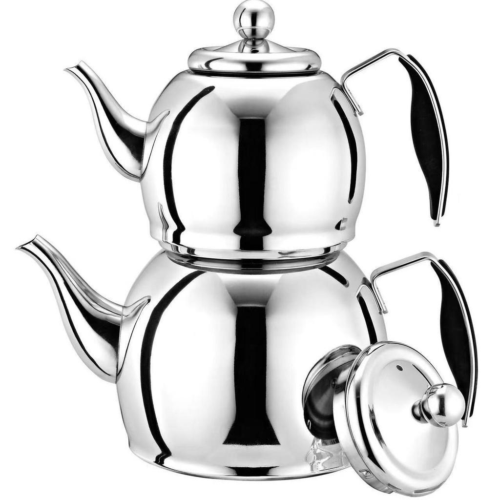 Ev, Restoran veya Otel Kullanımı İçin Infüzerli Paslanmaz Çelik Çaydanlık - Kettle Planet Anne-Çocuk Tasarımı