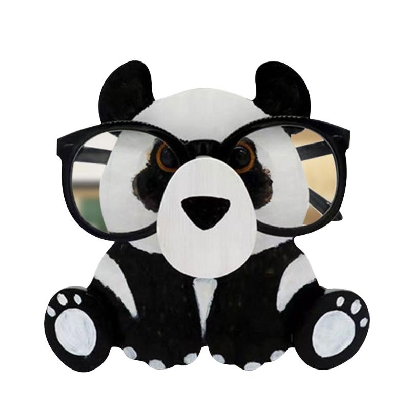 Animal Glasses Rack 3D Animal Wooden Carvings Sunglasses Display Rack Shelf Eyeglasses Show Stand Jewelry Holder X3UC