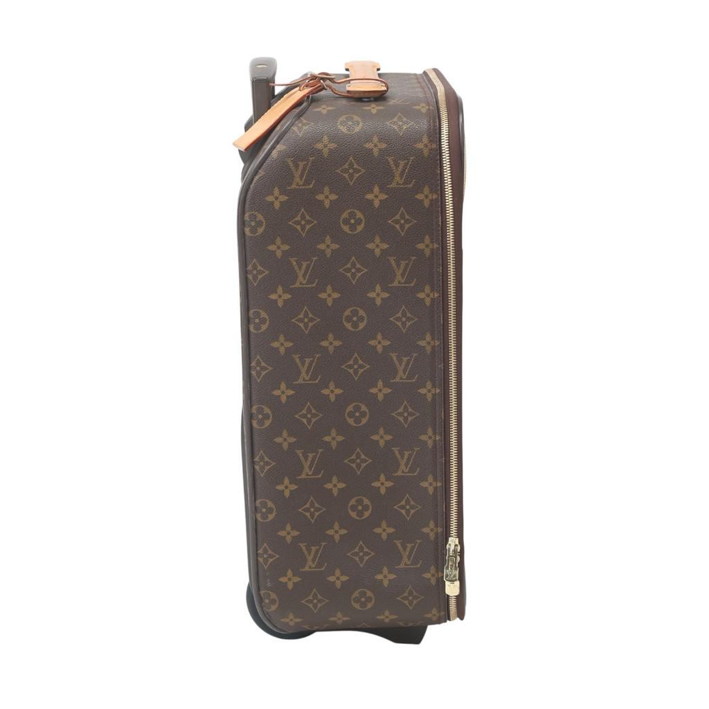 LOUIS VUITTON Monogram Pegas 45 suitcase Monogram canvas Brown unisex M23294 Used