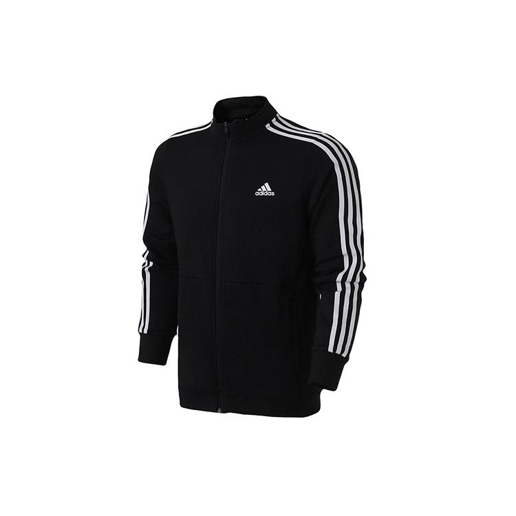adidas Cm Tt Ft 3s Sports Stylish Knit Stand Collar Jacket Black Men s DU6783 S