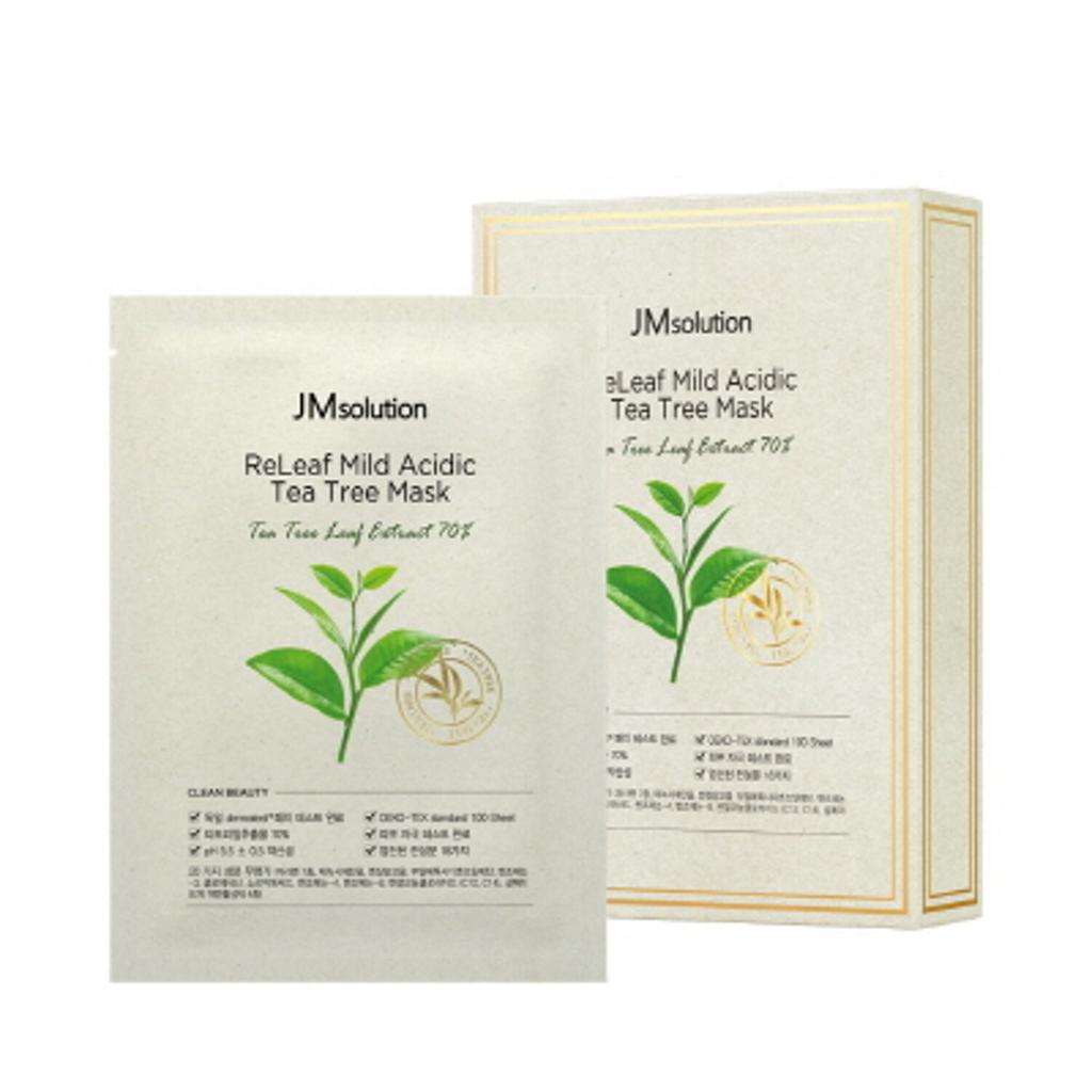 JMsolution ReLeaf Mild Acidic Tea Tree Mask 10P