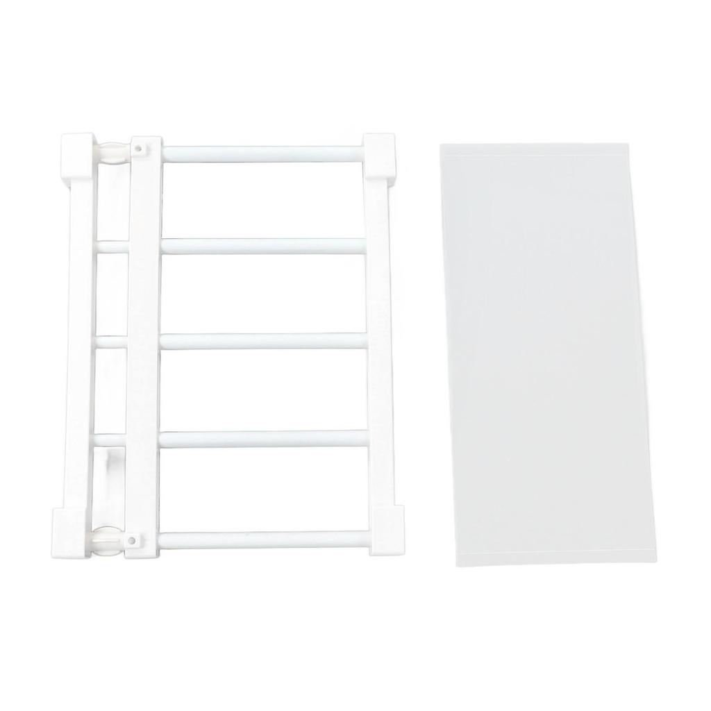 Spannstangenregal 14,2 Zoll Breite Nagelfreies erweiterbares Lagerregal für Schrank Garderobe 30 bis 40 cm / 11,8 bis 15,7 Zoll
