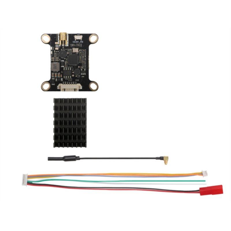 

ABUO-FPV Drone Transmitter Adjustable 1.6W 4.9G-5.8GHZ 48CH 1600Mw 1.6W 7-32V For RC Long Range Frame Quadcopter VTX