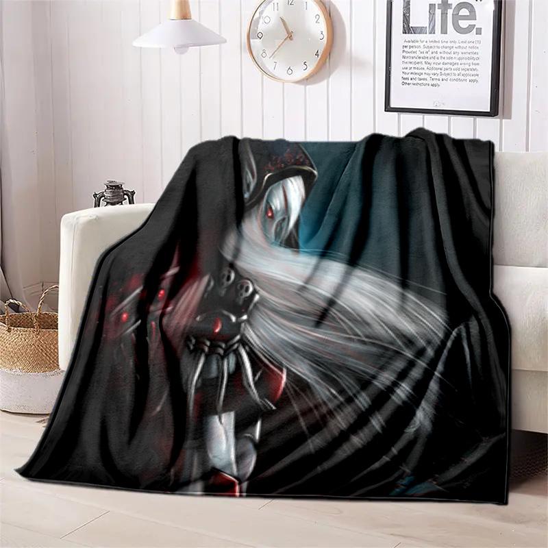 classic game World of Warcraft Frozen Throne blanket Soft and portable four season home bed, sofa blanket, office travel, lunch break, warm blanket Y7