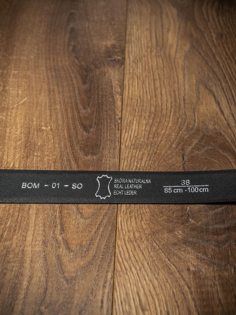 Men'S Leather Belt, Natural Leather, Exclusive