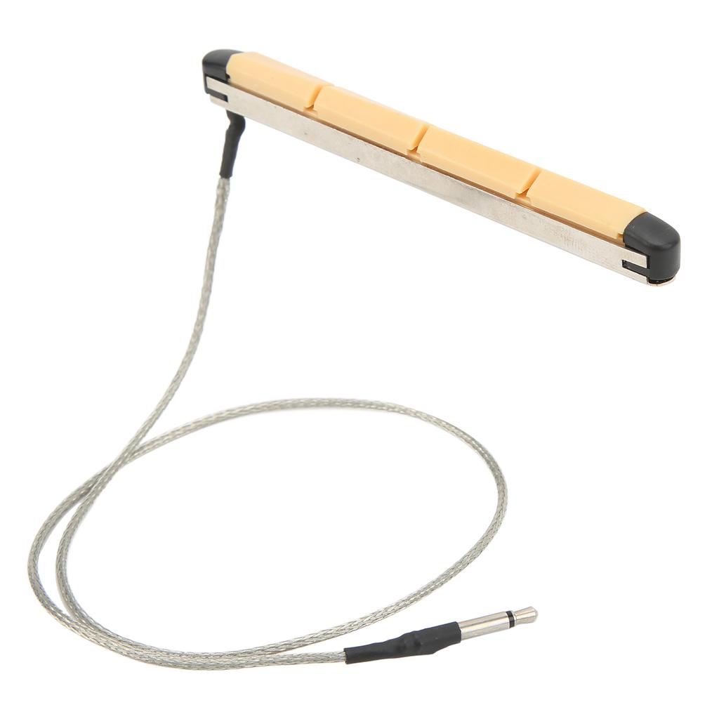 Under Saddle Transducer Piezoelectric Pickup Replacement for 4 String Acoustic Bass Guitar