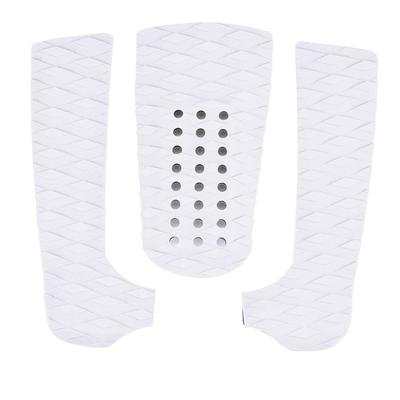 1 zestaw podkładek antypoślizgowych EVA do deski surfingowej, krótka podkładka pod stopy(biały)