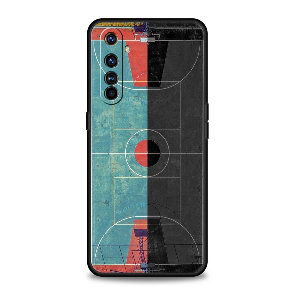 Football Basketball Tactical Board Case For Realme C67 C63 C55 C53 C35 C25 C21 GT 2 3 5 6 10 11 12 13 Pro Soft TPU Phone Cover