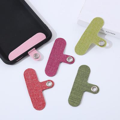 10Pcs Phone Tether Lanyard Tabs Installation Patches Tear-resistant Easy Plastic Versatile Soft Clip Phone