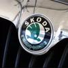 2025 New 1Pcs 8/9CM Emblem Car Front Hood Badge Rear Trunk Sticker For Skoda Octavia Rapid Kodiaq Karoq Fabia Kamiq Superb Deriv