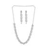Twinkling Leaf Twigs Austrian Diamond Necklace Set for Women