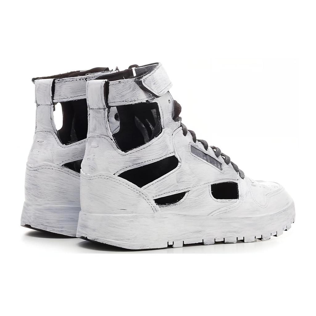 Reebok x Maison Margiela  Classic Leather Tabi High Whiteout Women Sneakers Black S39WS0099-P4242-H8666