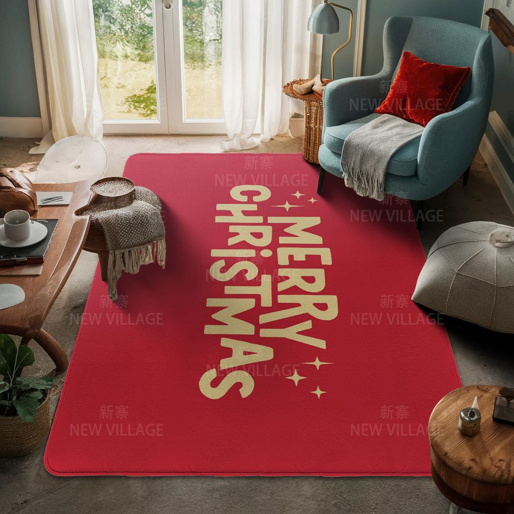 Koberec ke vchodu do domu Rohožka ke dveřím do domu Obývací pokoj Vana Koupelna Protiskluzové koberce s absorpcí vody vana Veselé Vánoce zima
