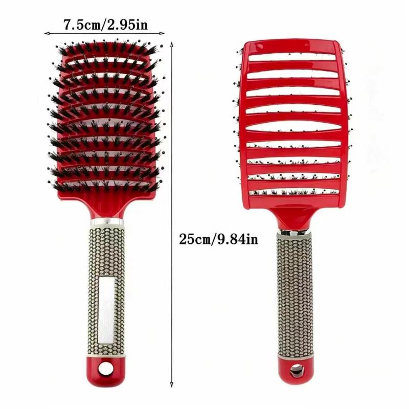 1PC Hair Brush Hair Comb Detangling Hair Brush Bristle Women Wet Massage Comb Curly Hairdressing Salon Styling Tools