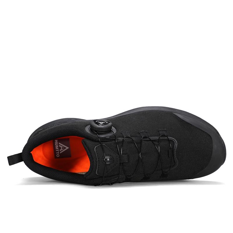 HUMTTO Turistická obuv Tlumící Trail Running Trainers Muž Prodyšné Ležérní Tenisky pro muže Černá Luxusní Designová Pánská Sportovní obuv