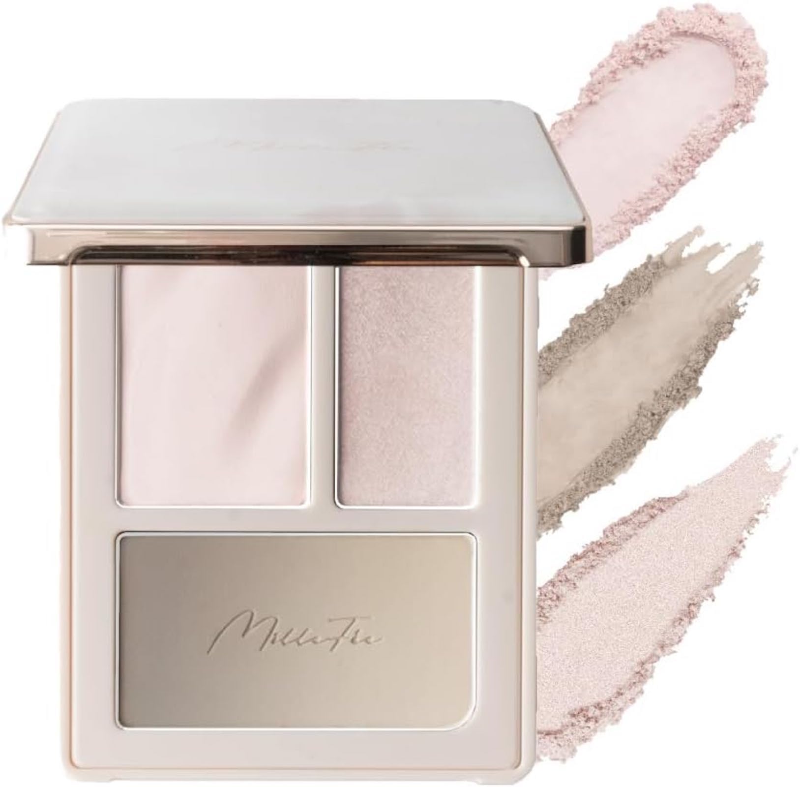 

Палитра для контурирования лица MilleFee Cheat (02 Shitataka Cool) Хайлайтинг, Шейдинг, Матовый хайлайтер, Тень для носа, 3D-эффект, Маленькое лицо, Холодные тона