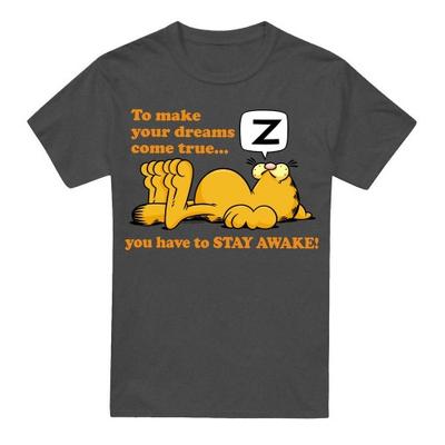 Koszulka Garfield Unisex dla Dorosłych Stay Awake