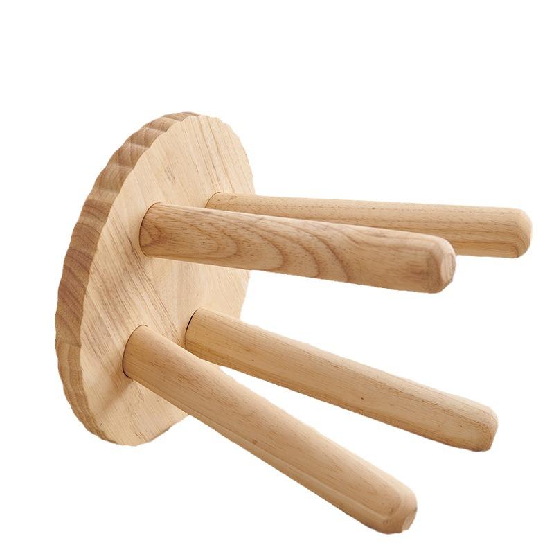 Solid Wood Shoe Changing Stool Simple Multi Functional Removable Low Wooden Benchhallway Entrance Living Room Home Furniture