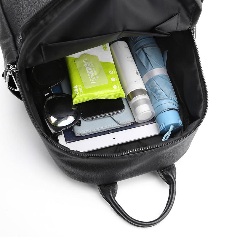 Miękki plecak damski ze skóry Pu Wodoodporny, antykradzieżowy plecak podróżny o dużej pojemności Damskie torby na ramię