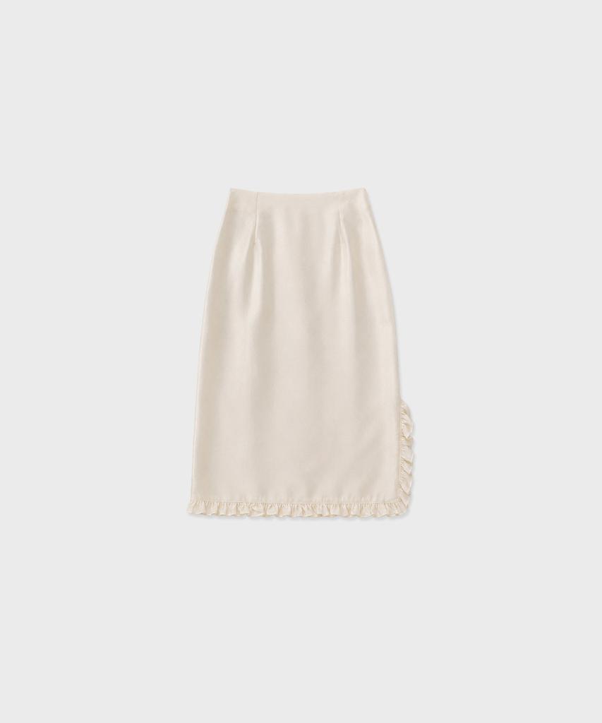 Ini Summer Frill Skirt - Olive, Cream, White, Navy