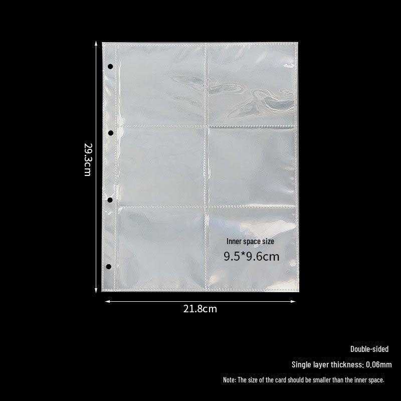 A4 Loose-Leaf Card Collection Albums for Documents, Photos, Tickets, and Postcards