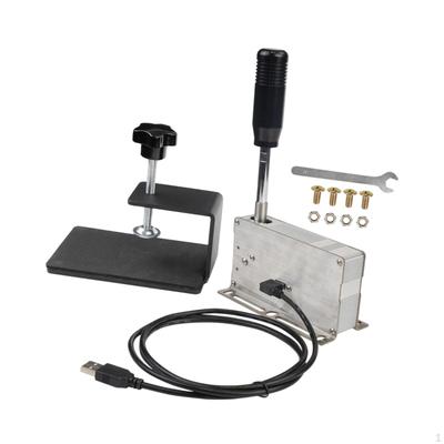 USB Sequential Shifter Gear Game Accessories Convenient Metal Wheel PC Parts for Win10 Win7