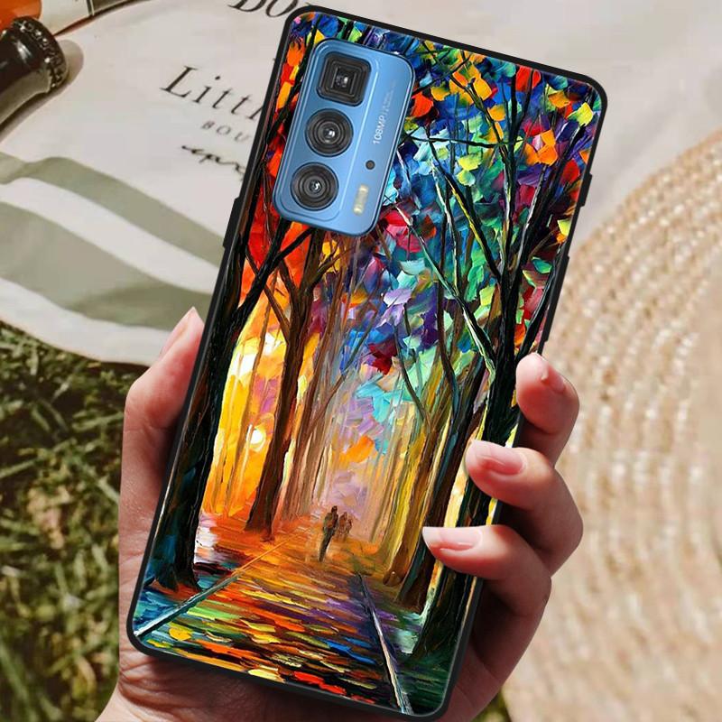 Für Motorola Moto Edge 20 Pro Hülle Weiche TPU Silikon Rückseite für Motorola Moto Edge S 20 Pro 5G Handyhüllen Mode Coque