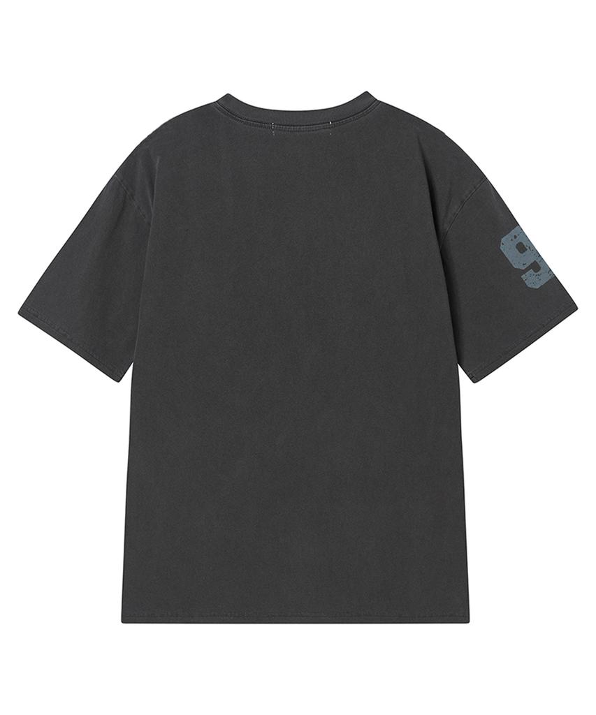 PRENDA Three Star Pigment Short Sleeve Black