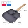 Egg Frying Pan Nonstick Pancake Pans 4-Cups Cookware Pancake Pan Egg Pan Suitable for Gas Stove Induction Cooker