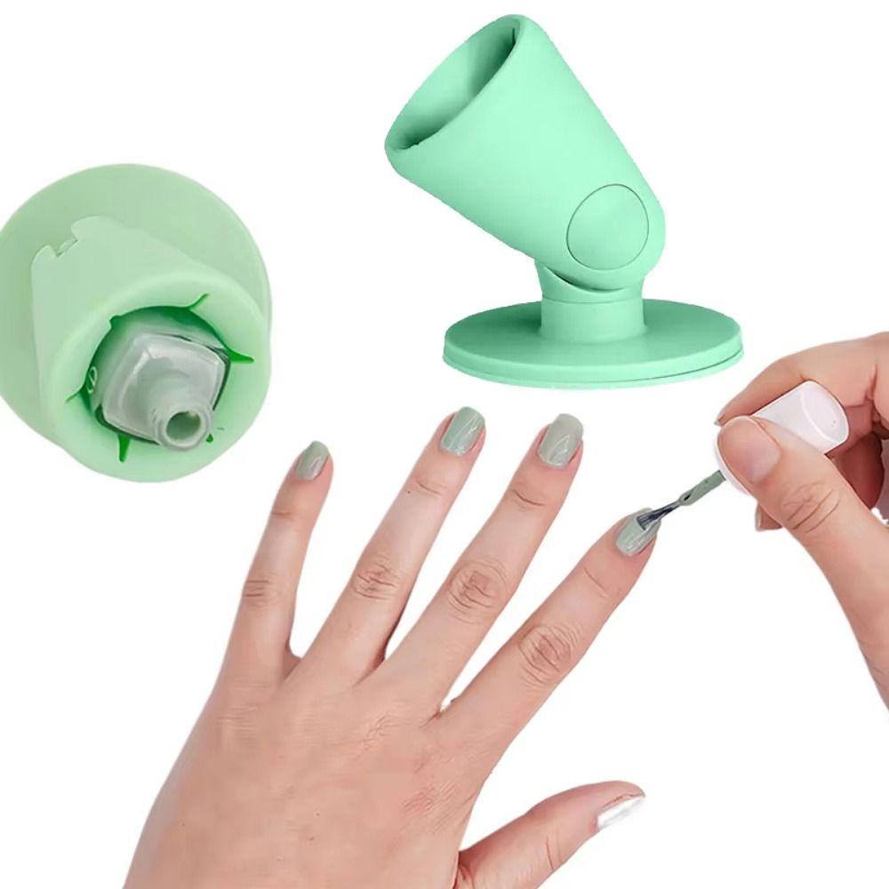 Rotatable Nail Polish Display Stand Untippable Base Nail Polish Bottle Organizer  Manicure Tool