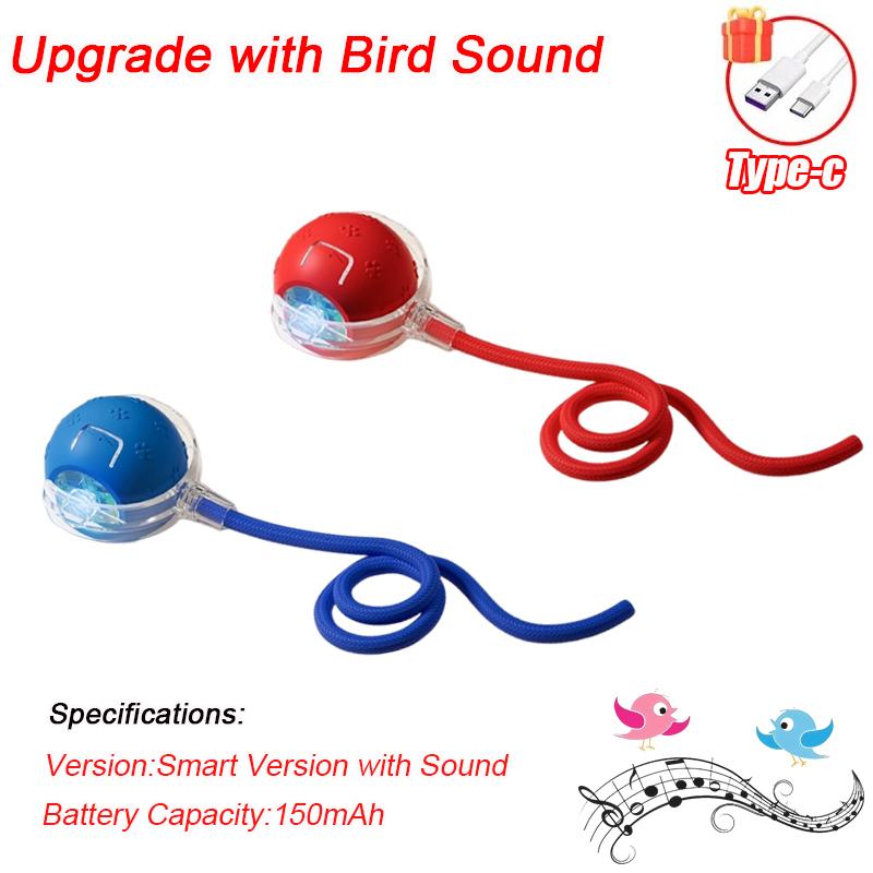 Upgrade Smart Interactive Cat Toys Ball Pet Interaction with Bird Sound Automatic Rolling Ball Toy for Cat Electric Dog Ball Toy