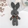 Mini Bright Silk Rabbit Plush Toys Small Pendant Cute Soft Stuffed Bunny Toy Doll Valentine Gifts For Kids 10CM