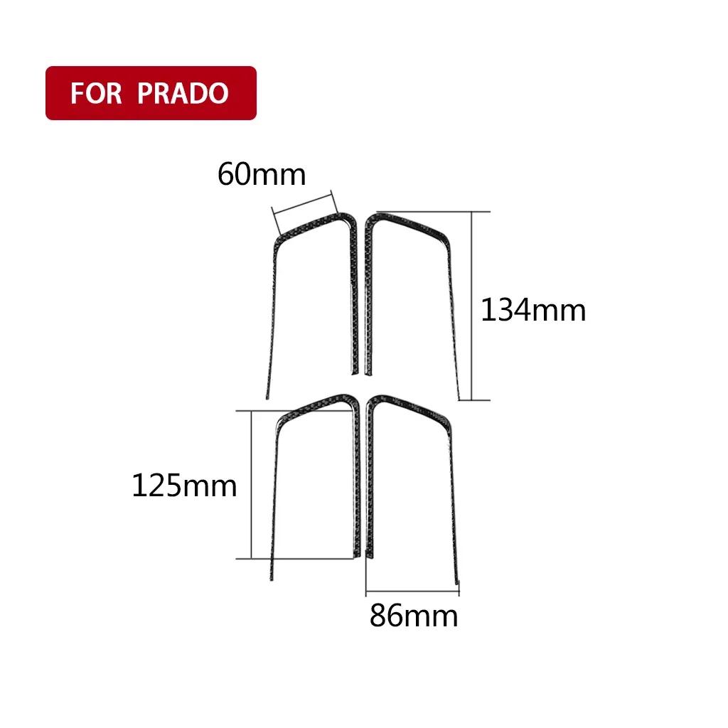 

Для Toyota Land Cruiser Prado FJ 150 2010-2018 карбоновая внутренняя дверная ручка декоративная панель крышка наклейка на автомобиль чёрный
