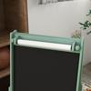 Cavalletto per Bambini Tre in Uno con Rotolo di Carta, Cavalletto da Pittura, con Contenitore - Verde