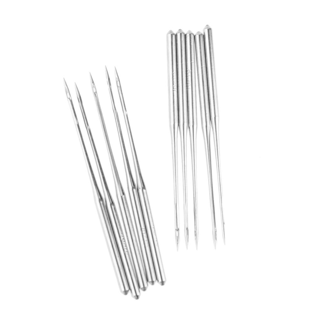 10Pcs DB*1 Industrial Lockstitch Sewing Machine Needles for JUKI DDL-555 Singer Brother All Sizes 7/55,8/60,9/65,10/70,...22/140