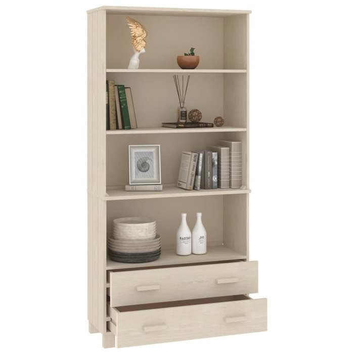 VidaXL Buffet HAMAR Solid Pine Wood Honey Brown 3100934