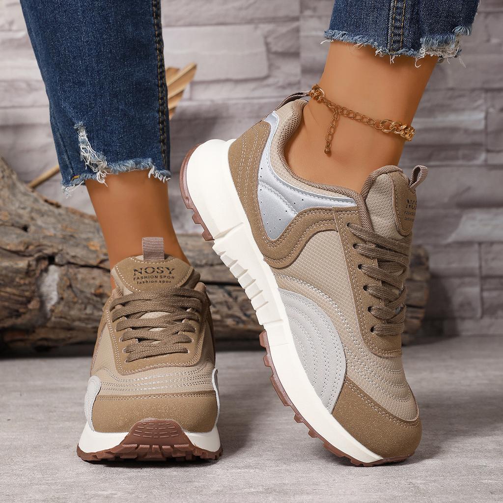 Sneaker Damen Laufschuh Stoßdämpfung und leicht 2025 Herbst neu Forrest Gump Mittelschüler Sportunterricht weiche Sohle