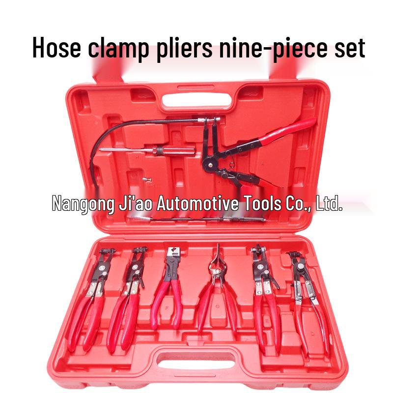 Throat-Type Automotive Hose Clamp Pliers Oil Pipe Disassembly Tool Set