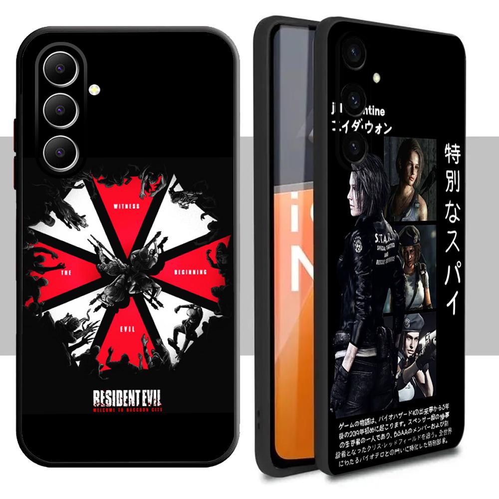 Hot Game Ada Wong Leon Poster Phone Case For Samsung Galaxy S26 S25 S24 S23 S22 S21 Plus Ultra Note20 Soft Black