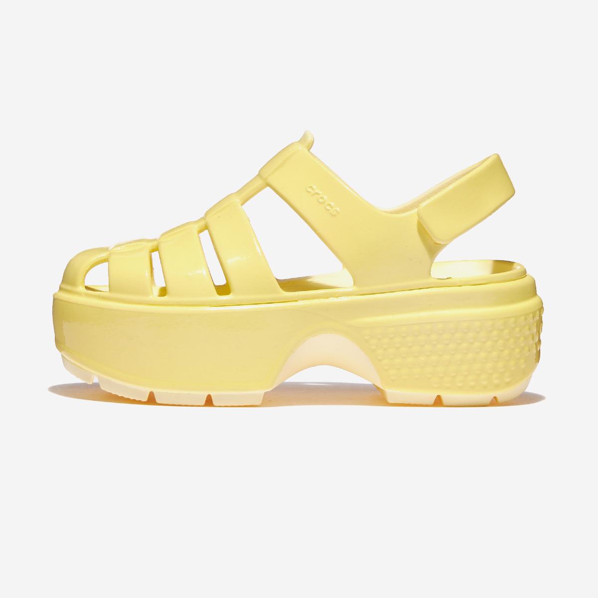 

[Crocs] Stomp Fisherman high shine sandals, CRS210057, 1020104274, Popular Korean Shoes 220