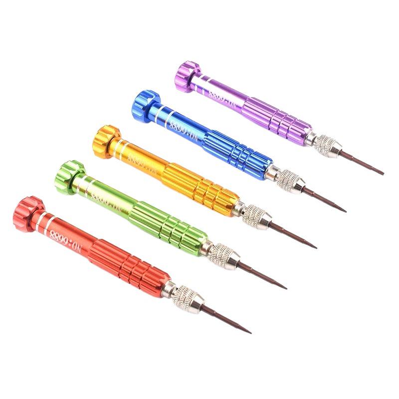 5-in-1 Schraubendreher-Set aus Aluminiumlegierung für die Reparatur von Apple Mobiltelefonen