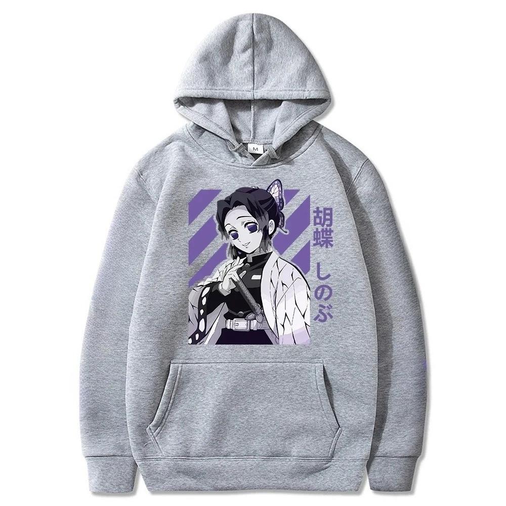 Demon Slayer Japanese Anime Women's Hoodie Long Sleeve Ninja Sweater 2025 Autumn and Winter Pullover Women's Clothing Graphic